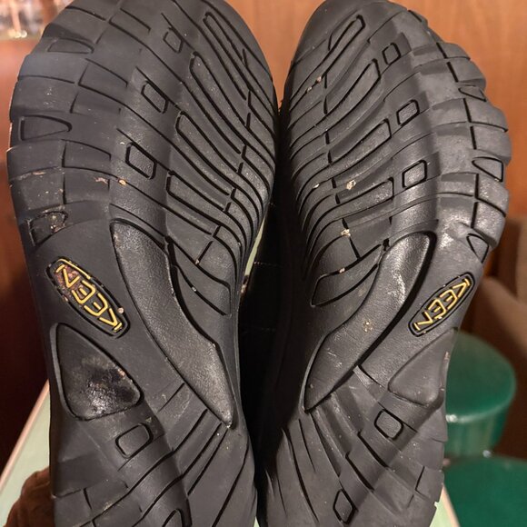 Womens Keen Black Leather Presidio Hiking Comfort Sneakers  Size 8 - Picture 8 of 9